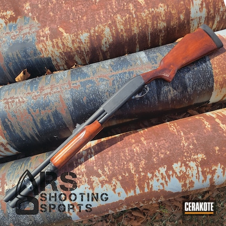 Powder Coating: Shotgun,Graphite Black H-146,Hunting Shotgun,Remington 870,Remington,Pump-action Shotgun