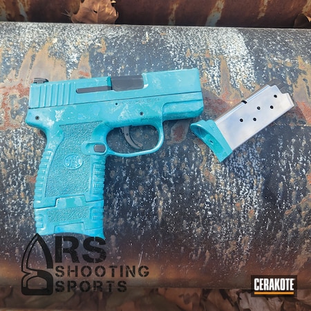 Powder Coating: Conceal Carry,Graphite Black H-146,CRANBERRY FROST H-320,Snow White H-136,FN Herstal,Daily Carry,Sky Blue H-169,AZTEC TEAL H-349