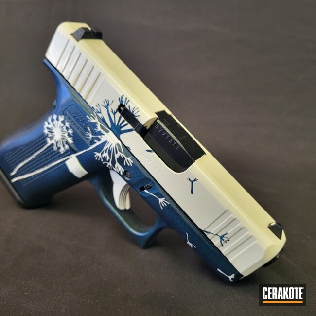 Armor Black, Shimmer Aluminum, Bright White, Cerakote Fx Riot, Cerakote Fx Shiver, Lr Black, Cerakote Fx Typhoon And High Gloss Armor Clear Fx Shiver With Dandelion Pattern