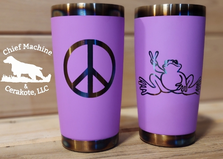 Cerakote Peace Frog Tumbler | Cerakote