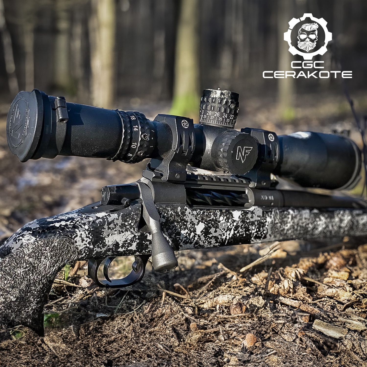 Bolt Action Rifle - Custom Cerakote | Cerakote