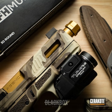 Glock 19x Coated With Cerakote In H-203