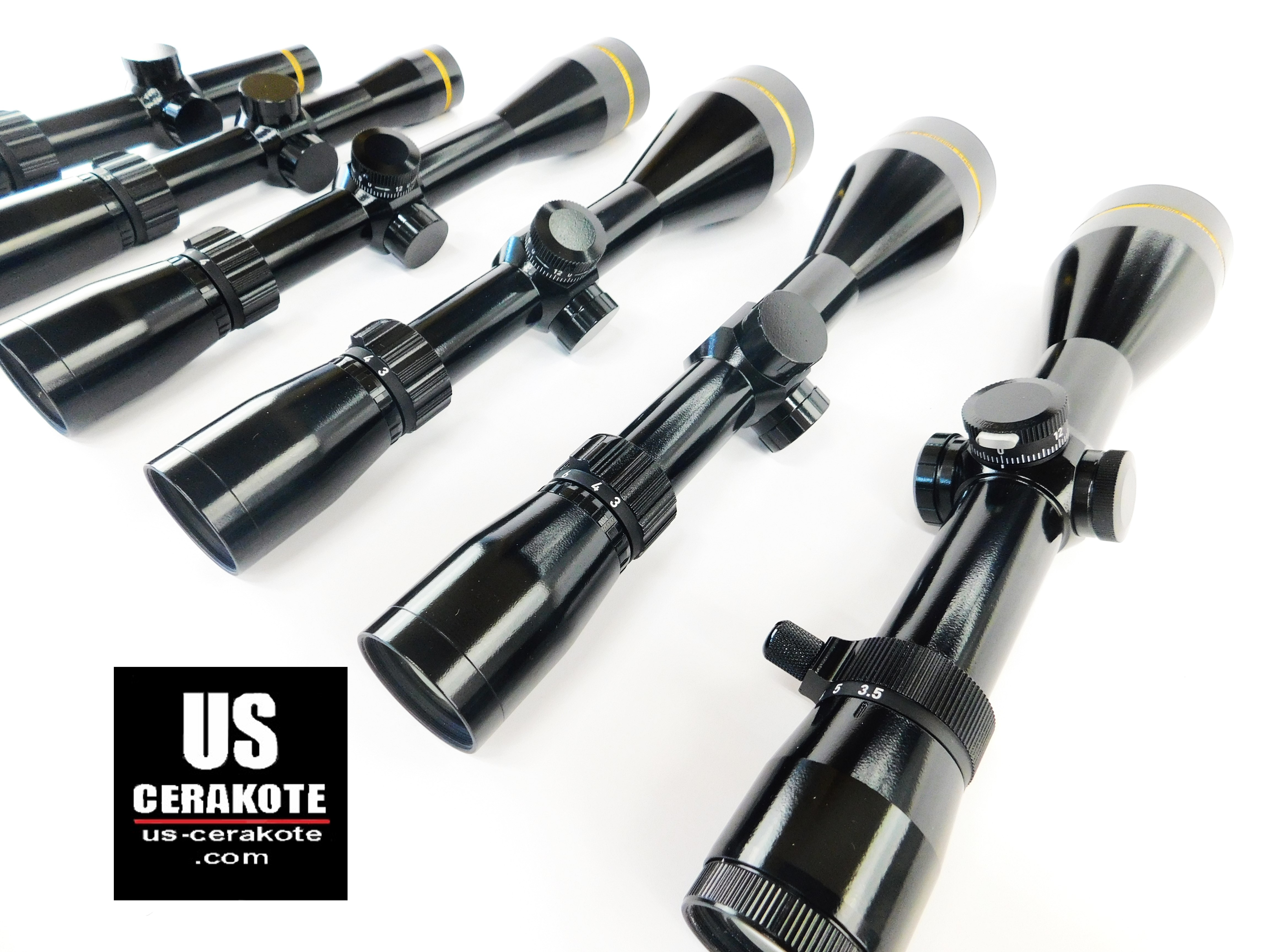 Leupold Scopes Cerakoted in Gloss Black | Cerakote