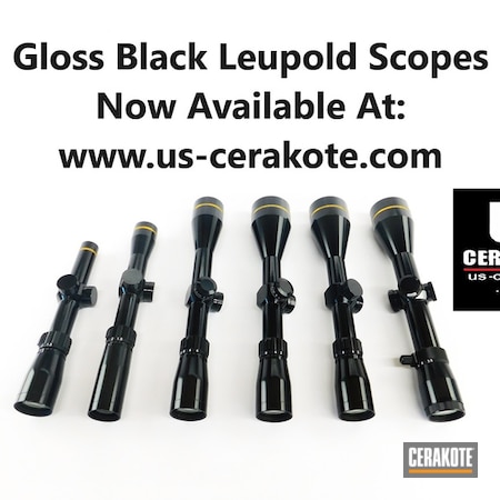 Powder Coating: Scopes,Gloss Black H-109,Scope,Leupold,Leupold Scope,Optic,Optics