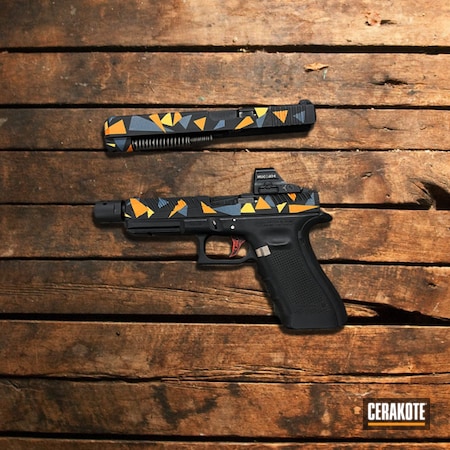 Powder Coating: Graphite Black H-146,S.H.O.T,Pistol,Gold H-122,Blue Titanium H-185,TEQUILA SUNRISE H-309,Splinter Camo