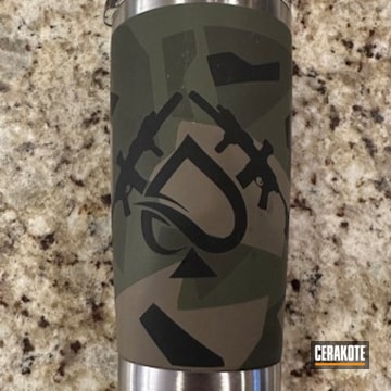 Stagger Pattern Yeti Cup W/currahee Coatings Logo