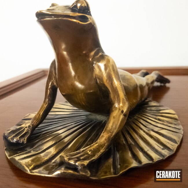 Cerakote Clear - Aluminum Brass Frog Restoration