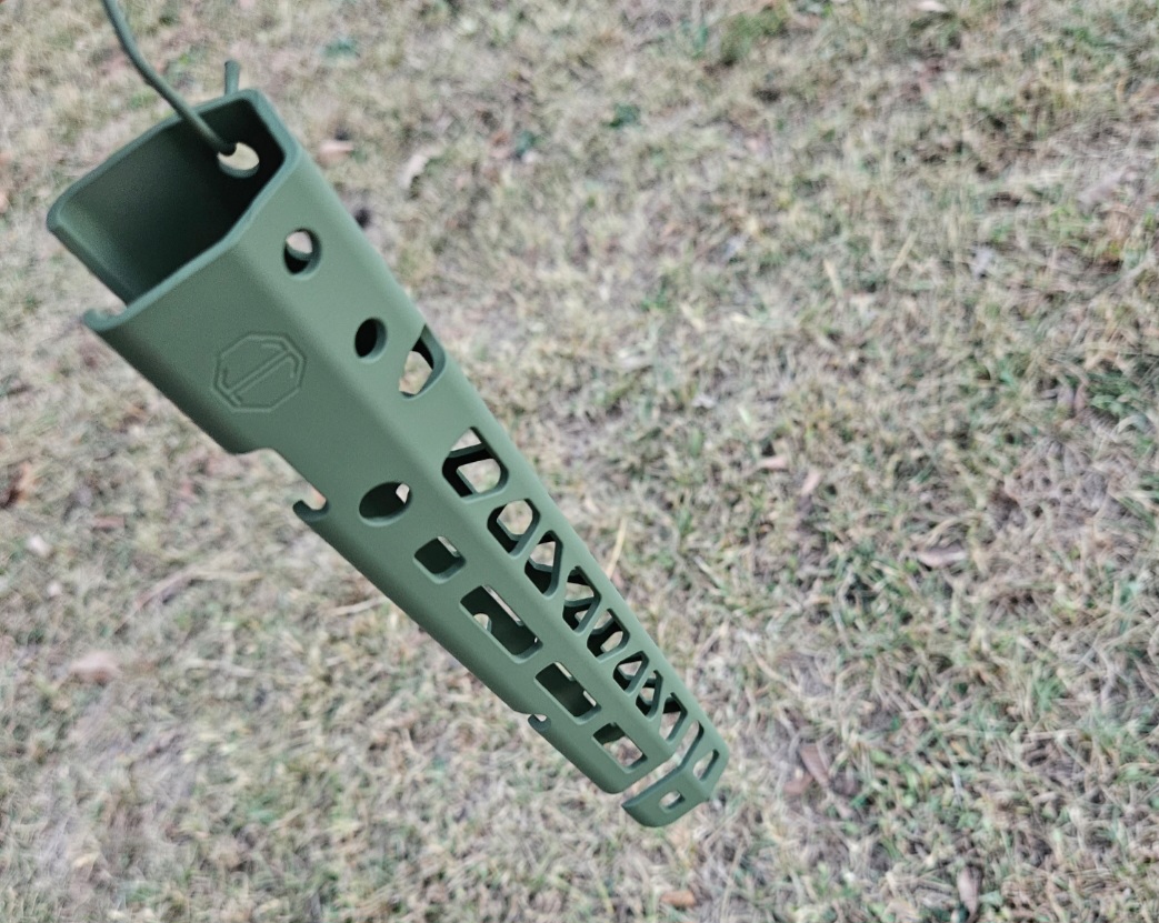 AK Rail done in FS Green | Cerakote