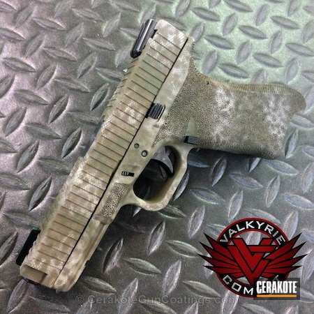Powder Coating: Glock,Handguns,DESERT SAND H-199,O.D. Green H-236,Patriot Brown H-226