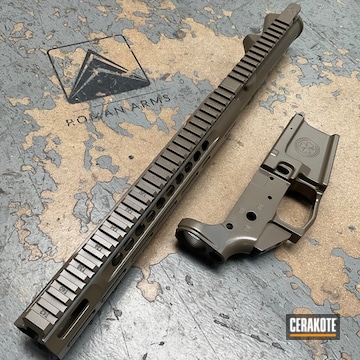 Ar-15 Parts Coated With Cerakote In 20150, Flat Dark Earth And Blackout