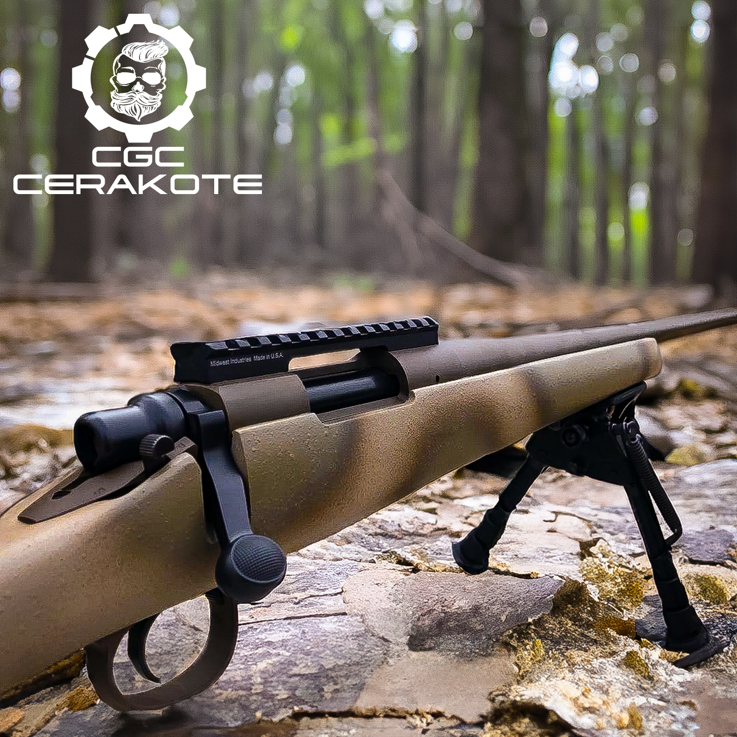 Bolt Action Rifle - Custom Cerakote | Cerakote