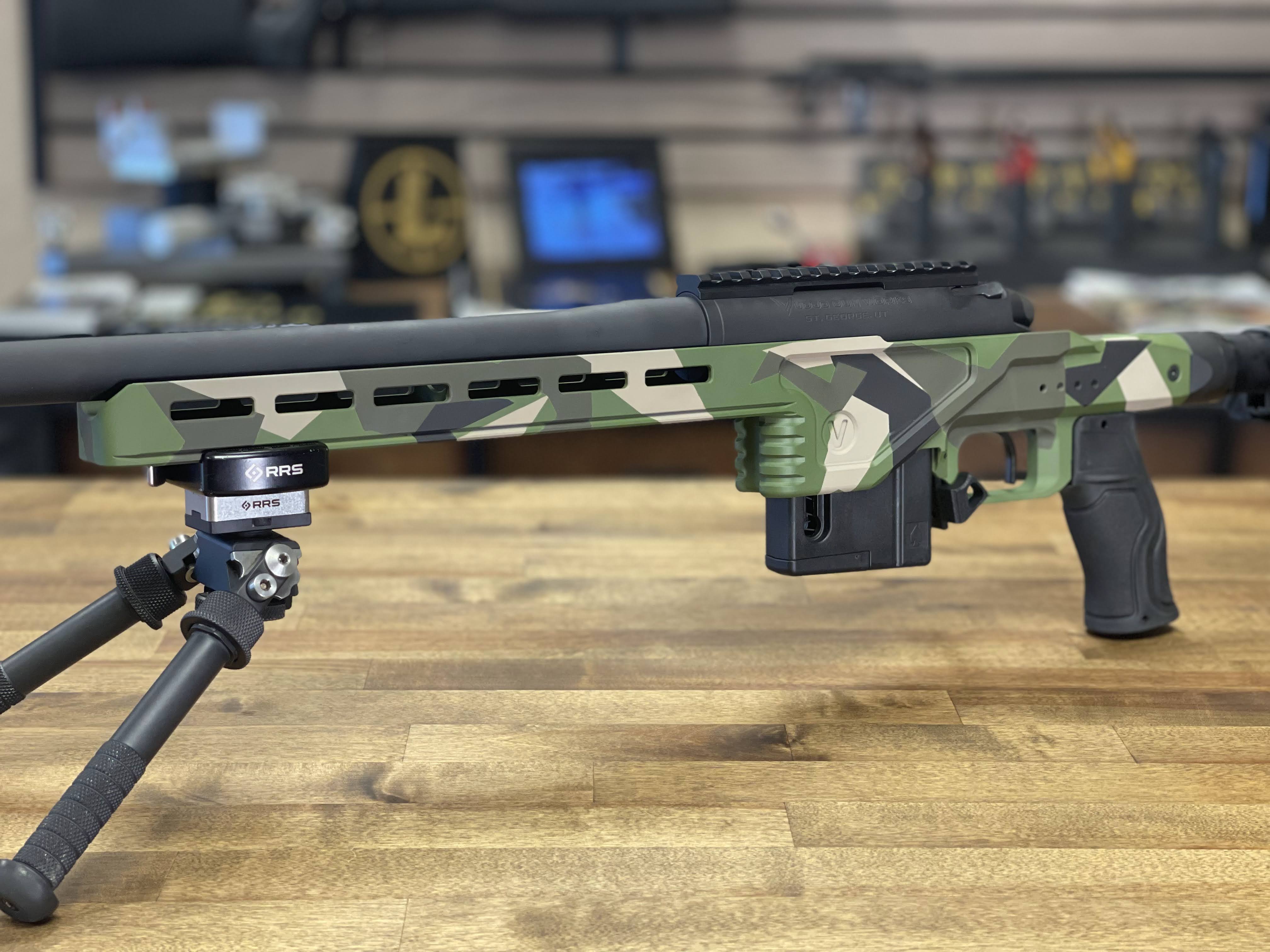 Norwegian Splinter Camo on A Vision Hybrid Chassis | Cerakote