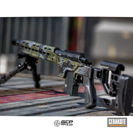 Powder Coating: Rifle Chassis,Black Multi Cam,S.H.O.T,Precision Rifle,6mm,Armor Black H-190,Camo,Custom Camo,Chassis,O.D. Green H-236,SIG™ DARK GREY H-210,Bolt Action Rifle