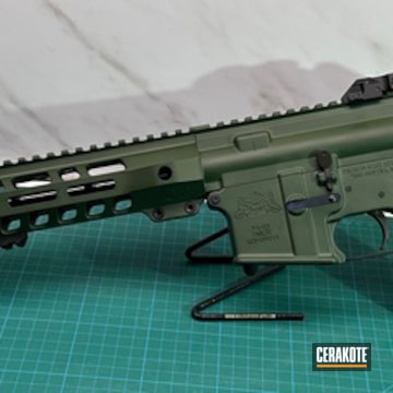 Ar Rifle Coated With Cerakote In H-400