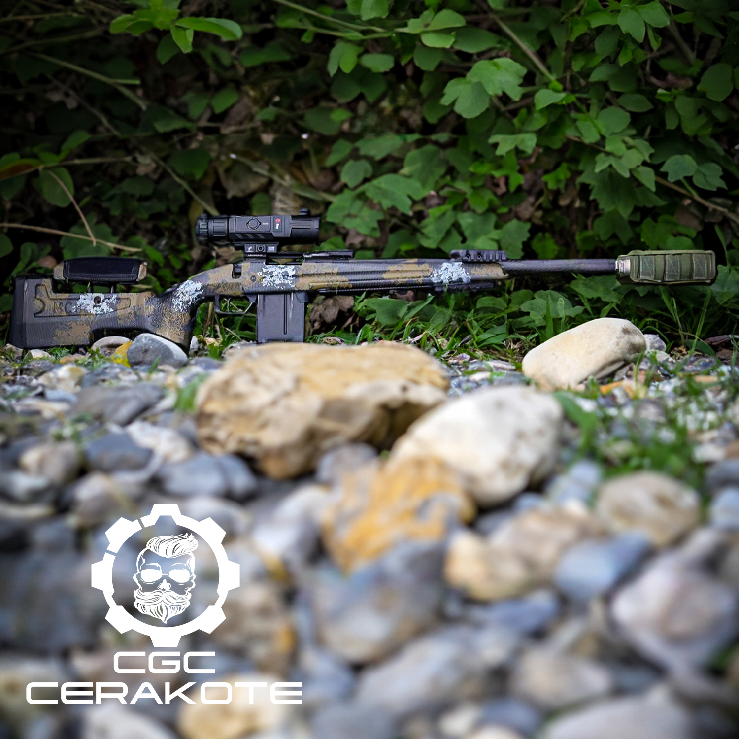 Custom Epoxy Rifle Bolt Action Rifle - Custom Cerakote | Cerakote