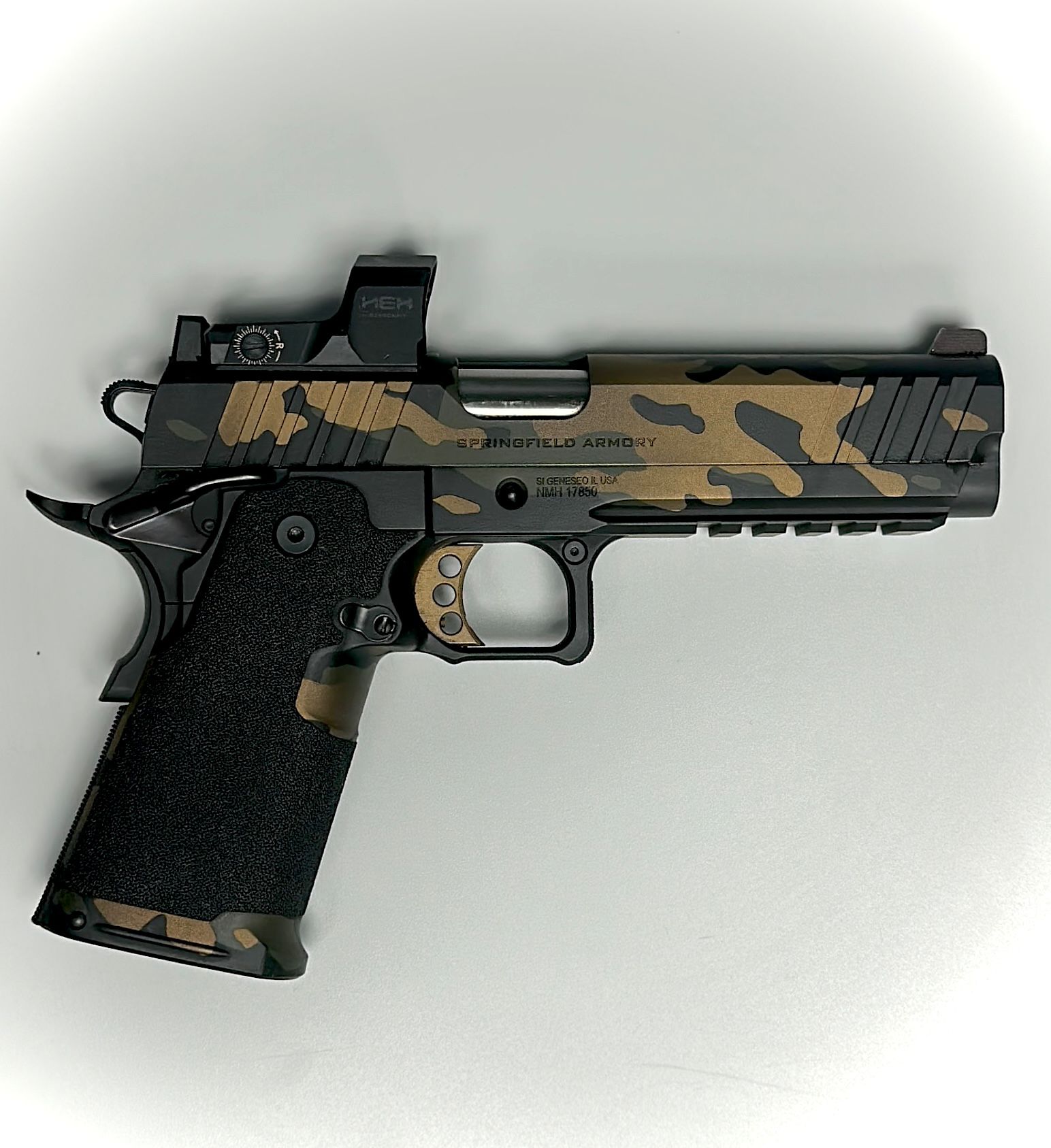 Springfield Armory in a Armor Black, O.D. Green, Burnt Bronze and Gold ...