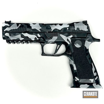 Sig Coated With Cerakote In Hidden White, Armor Black And Springfield® Fde