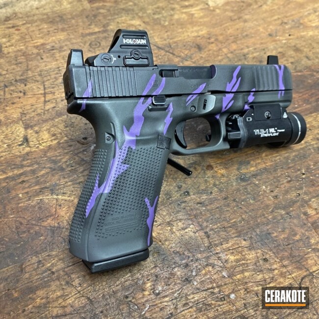 Glock Coated With Cerakote In H-210, H-146 And H-217