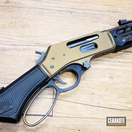Powder Coating: S.H.O.T,Henry,Lever Action Rifle,Burnt Bronze H-148,Lever Action