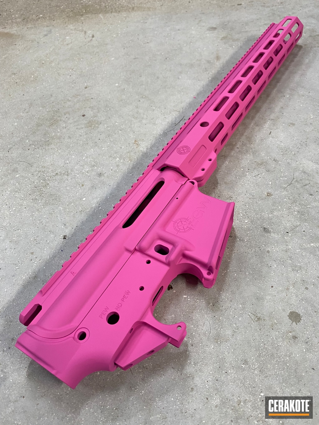 Pink Tactical Rifle | Cerakote