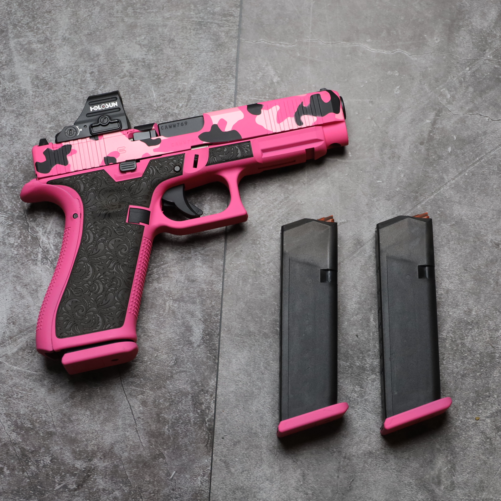 Glock Camuflaje Rosa