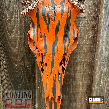 Powder Coating: Hunter Orange H-128,Deer Skull,Armor Black H-190,Custom Camo,Skull