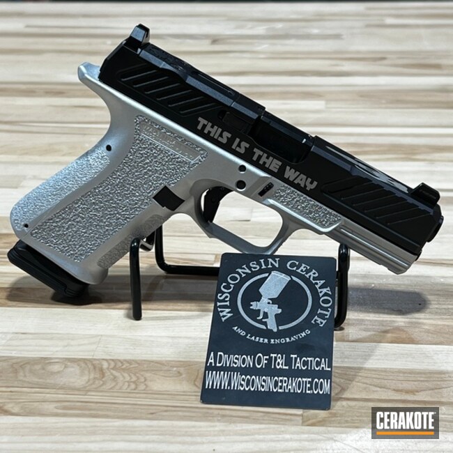 Glock / Shadow Systems Frame In Satin Aluminum With Custom Engraving
