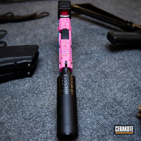 Powder Coating: 9mm,CZ P10C,Bazooka Pink H-244,Zombie Green H-168,S.H.O.T,Pistol,Donut,Electric Yellow H-166,POLAR BLUE H-326,Stippling