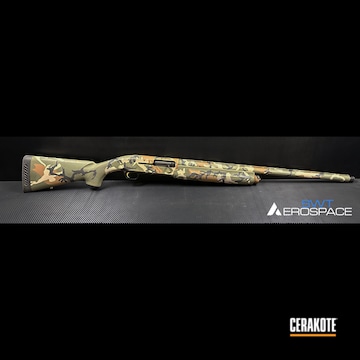 Browning Gold Shotgun In M81 Woodland Camo
