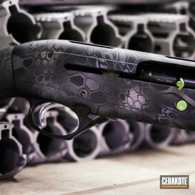 Custom Kryptek Finish On Beretta Elite Series Shotgun