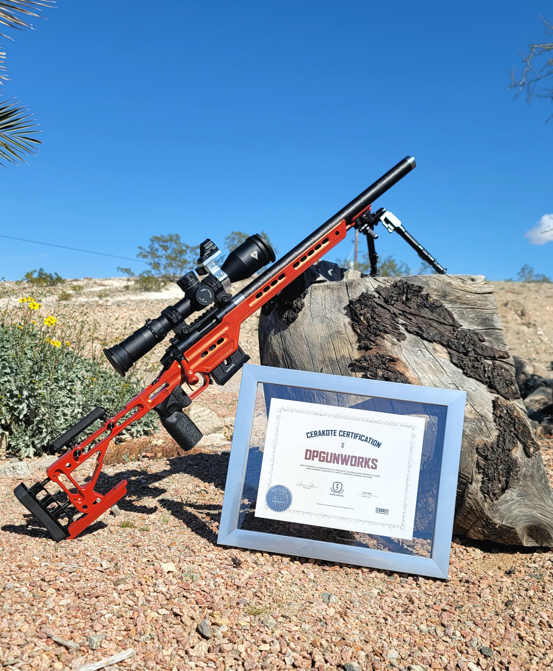 Ruby Red with FX Shiver | Cerakote