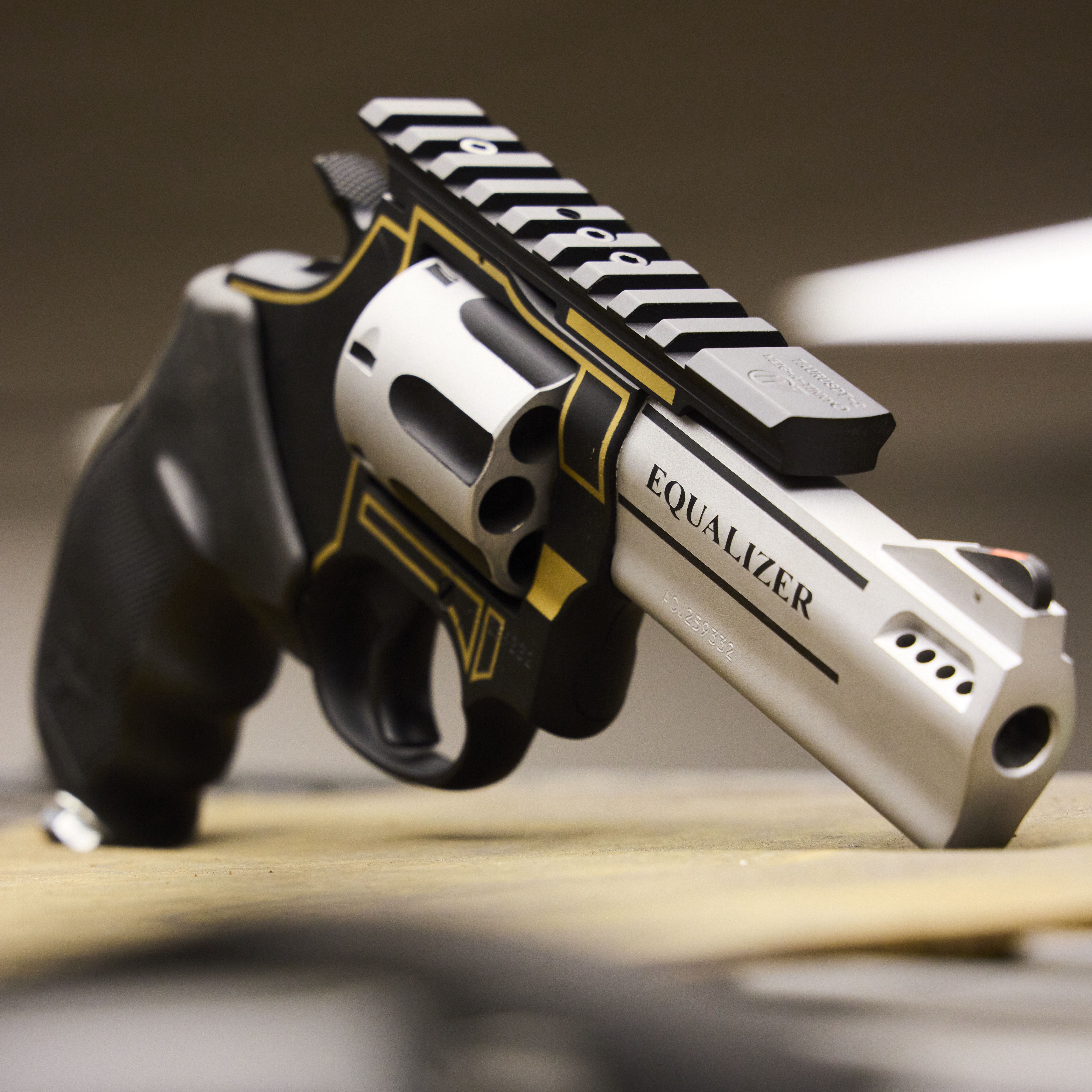 Custom Space Revolver Custom Taurus revolver finish, the