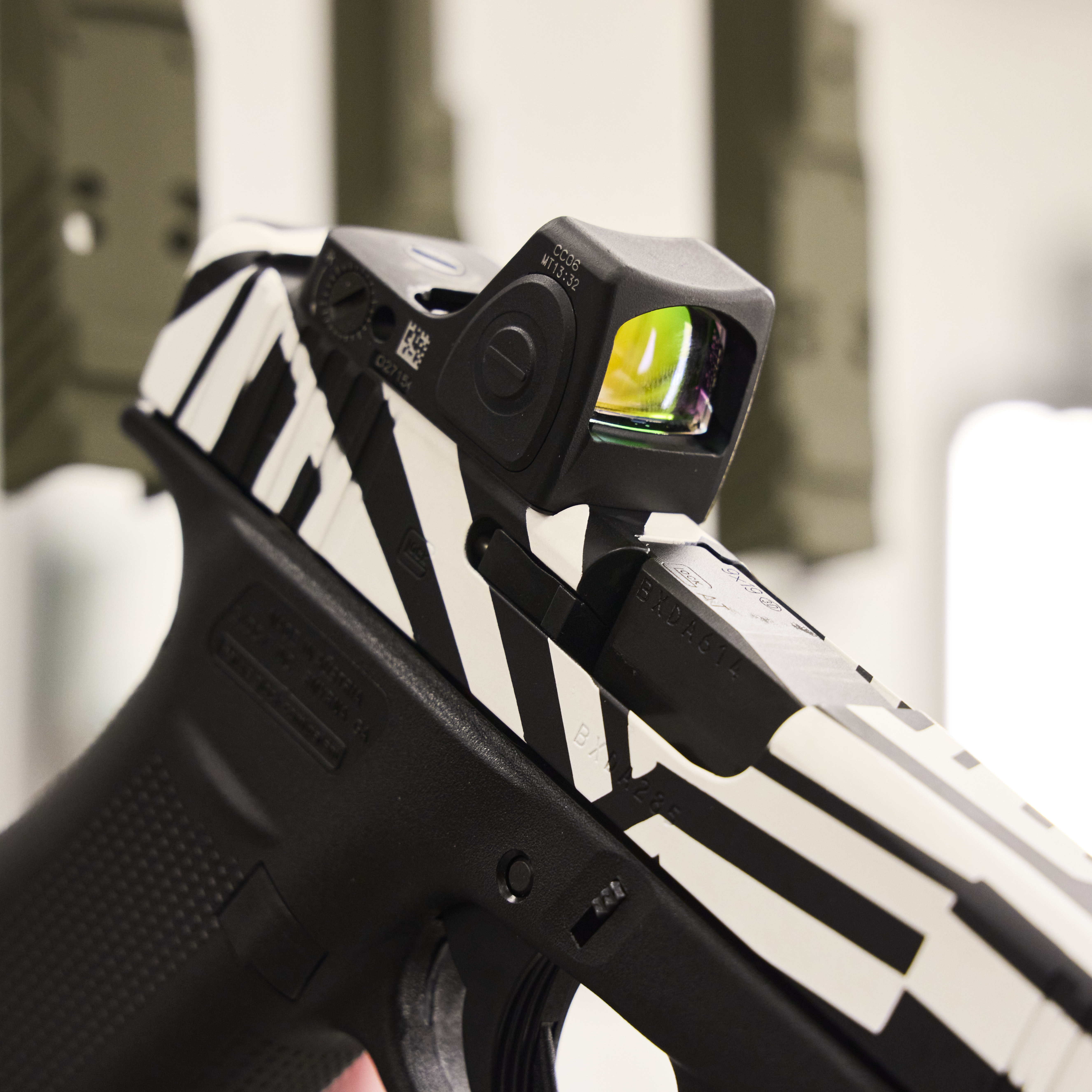 Glock Coating Custom Glock coated in Dazzle camoflauge | Cerakote