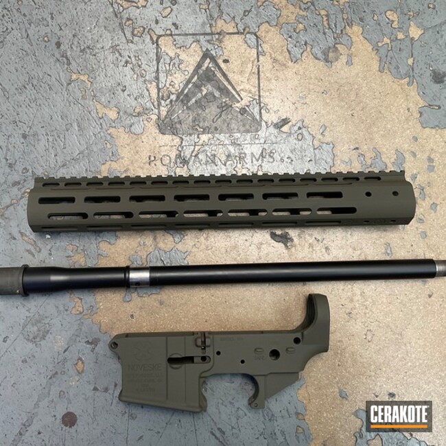 Noveske Coated With Cerakote In Armor Black And Magpul® O.d. Green