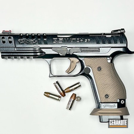 Powder Coating: 9mm,SMOKED BRONZE H-359,S.H.O.T,Walther,Armor Black H-190,Walther Q5 Match,HIGH GLOSS ARMOR CLEAR H-300