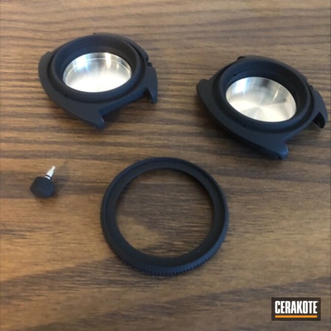 Watch Parts Coated With Cerakote In Lr Black