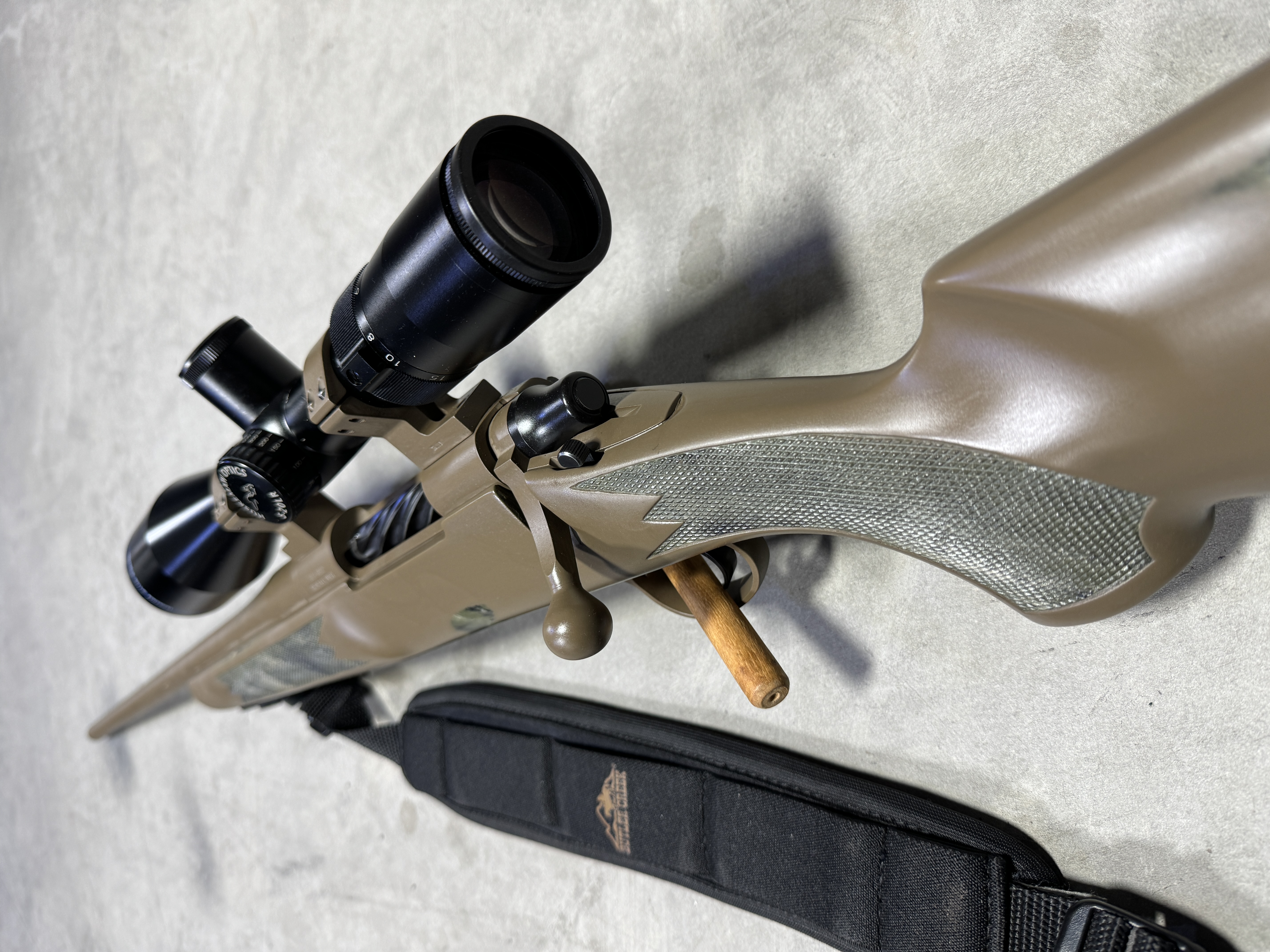 Distressed Rifles FDE Distressed Custom Hunting Rifle | Cerakote