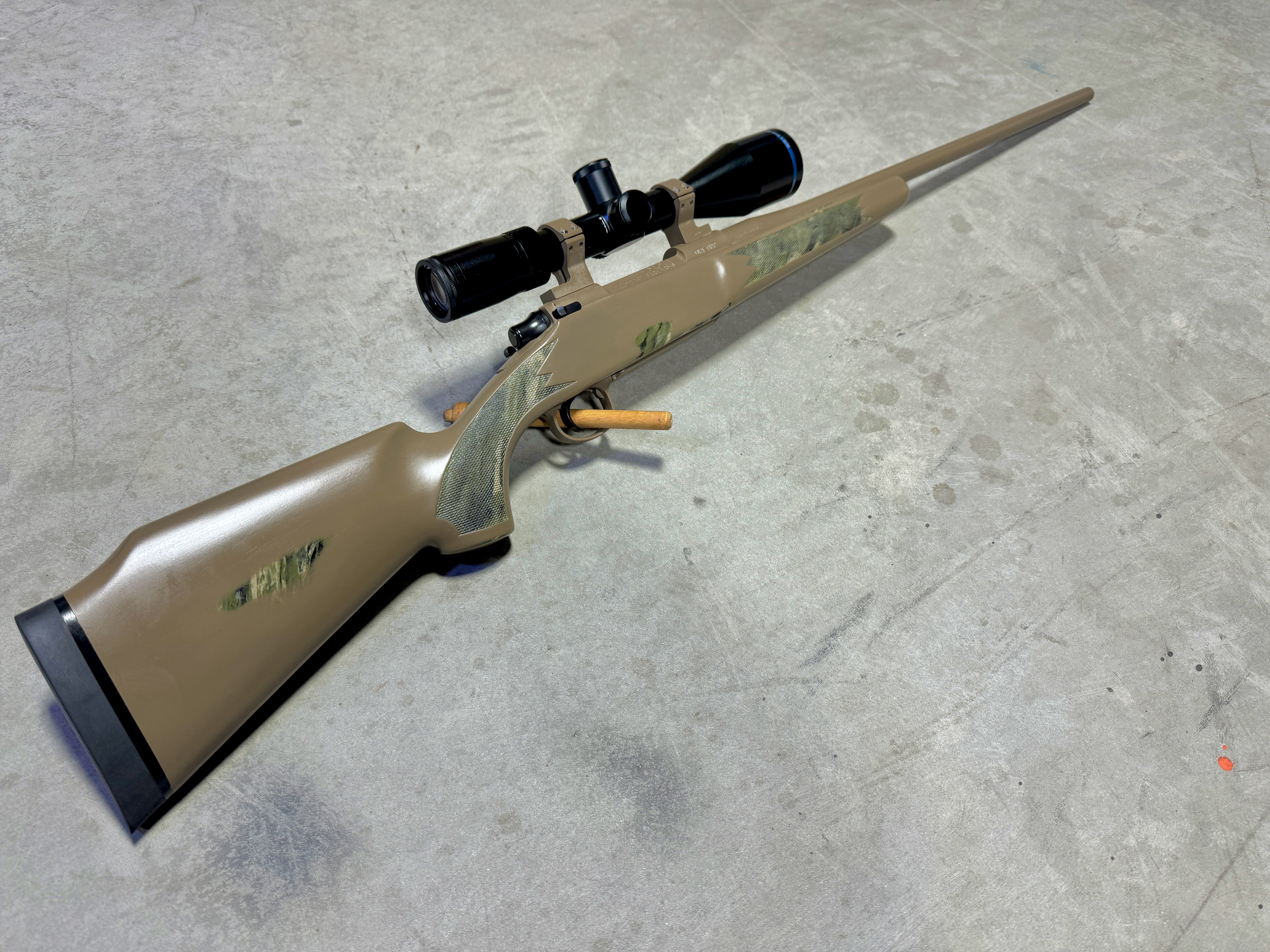 Distressed Rifles FDE Distressed Custom Hunting Rifle | Cerakote