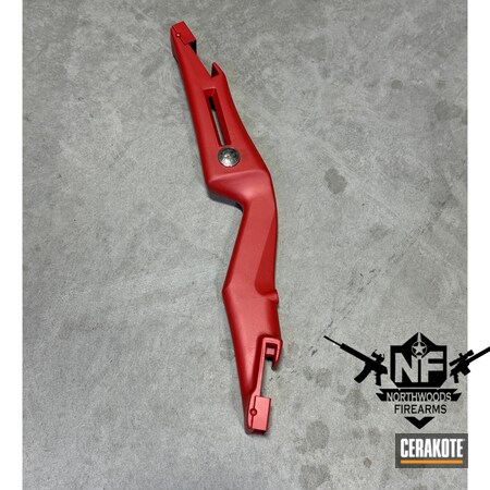 Powder Coating: Bear,Recurve Bow,FIREHOUSE RED H-216,Fred Bear,Bow