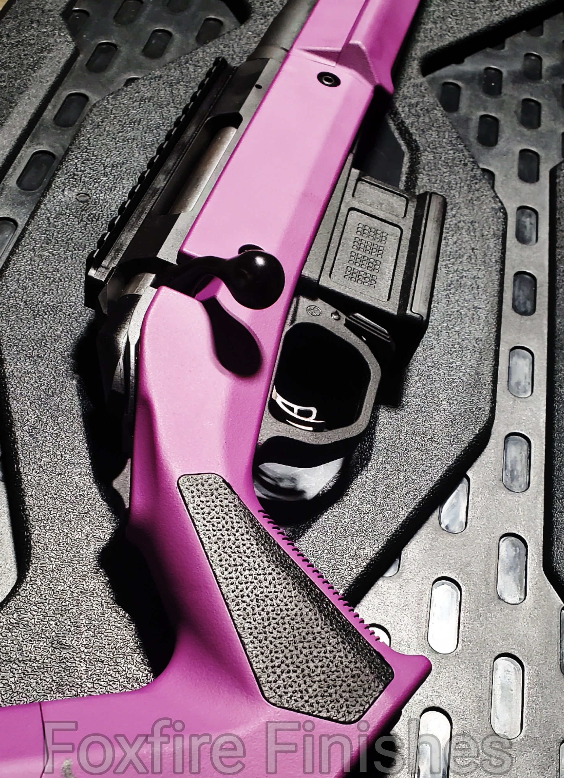 Ruger Rifle in Wild Purple, Black Cherry and Blackout | Cerakote