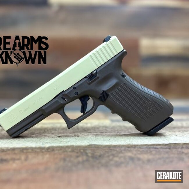 Glock Coated With Cerakote In H-258 And H-143