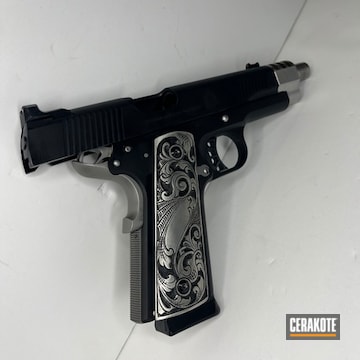 Pistol Coated With Cerakote In H-190