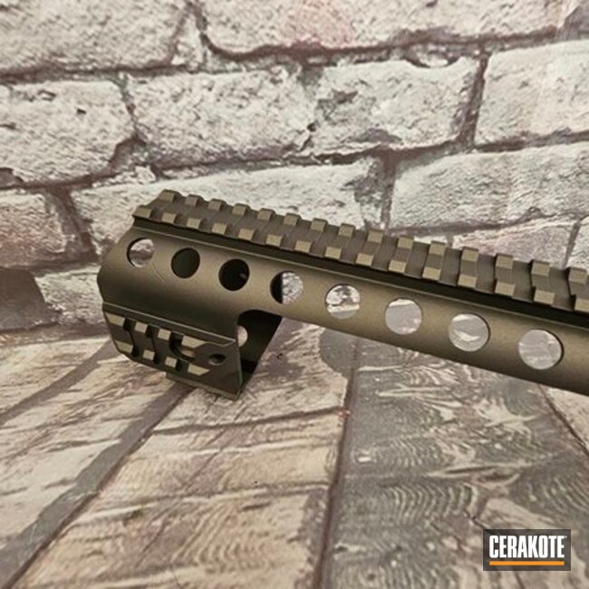 Handguard Coated With Cerakote In H-293
