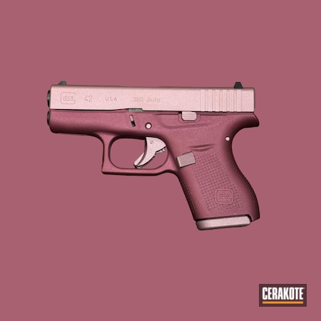 Powder Coating: Conceal Carry,Glock,Pink,Purple,CRANBERRY FROST H-320,S.H.O.T,Cerakote,Blush H-321,Glock 42