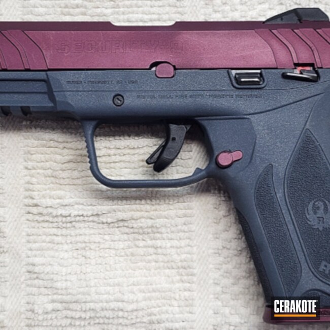Ruger Security 9 Coated With Cerakote In H-295, H-319 And Lr-100