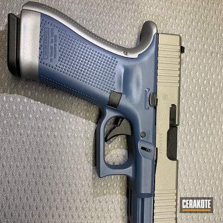 Powder Coating: Glock,Titanium E-250,S.H.O.T,Pistol,Midnight Blue H-238,Concrete E-160