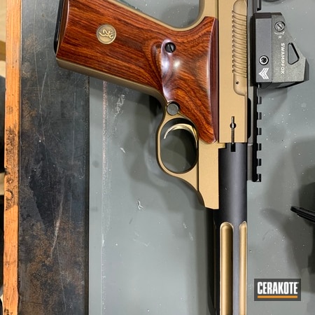 Powder Coating: Pistol,Browning Buck Mark,Burnt Bronze H-148,Browning