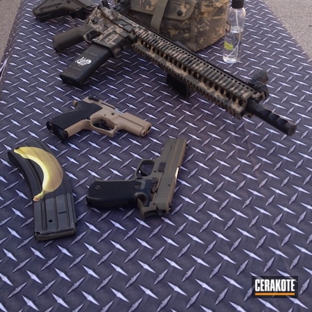 Powder Coating: DESERT SAND H-199,Armor Black H-190,Tactical Rifle,Foliage Green H-263