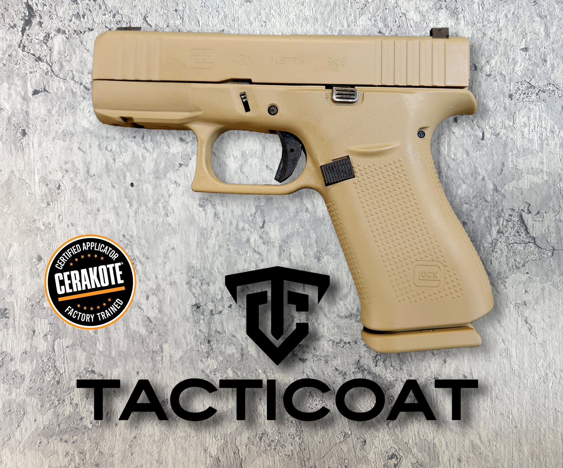 Glock Coating Glock 43X | Cerakote