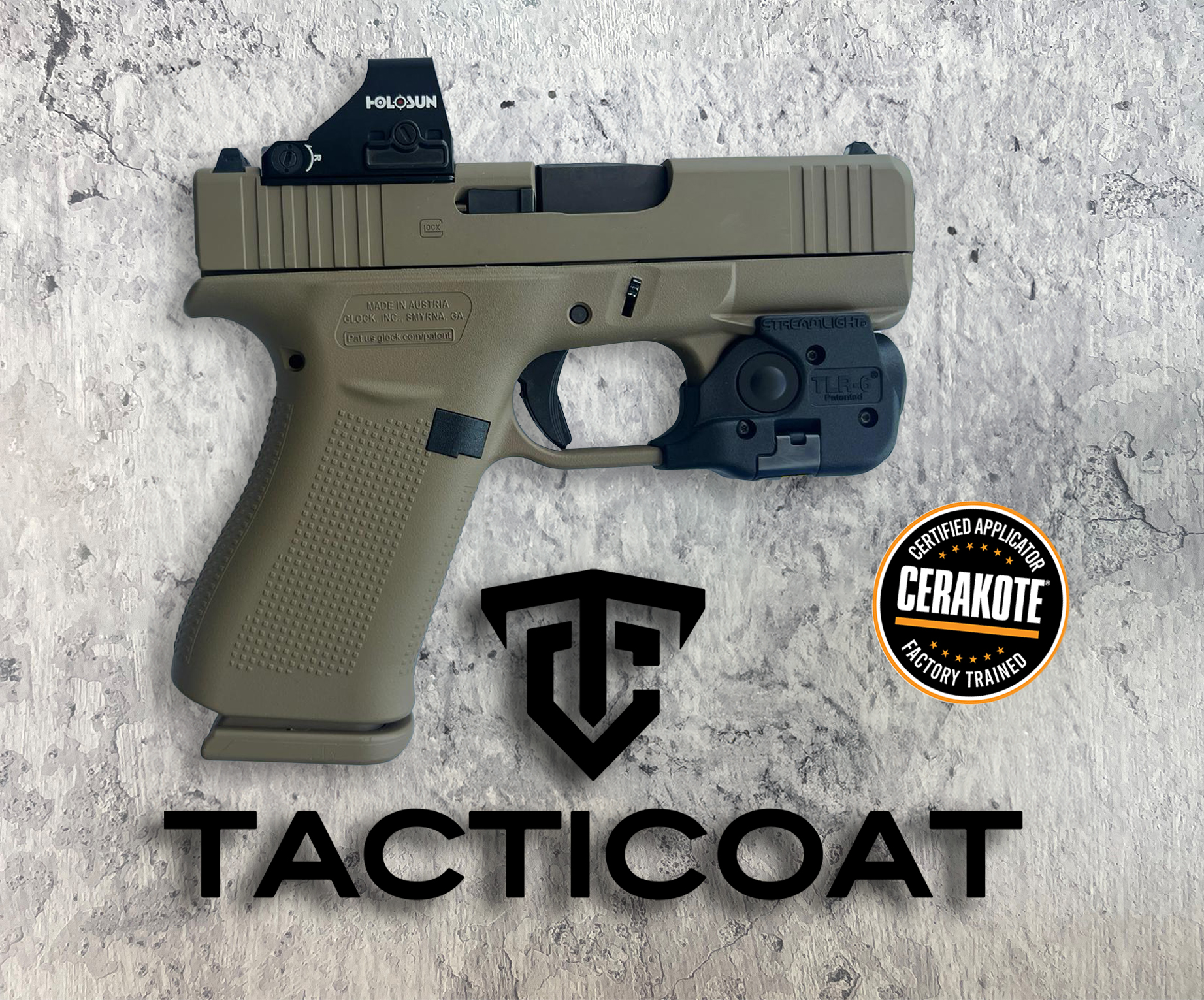 Glock Coating Glock 43X FDE | Cerakote